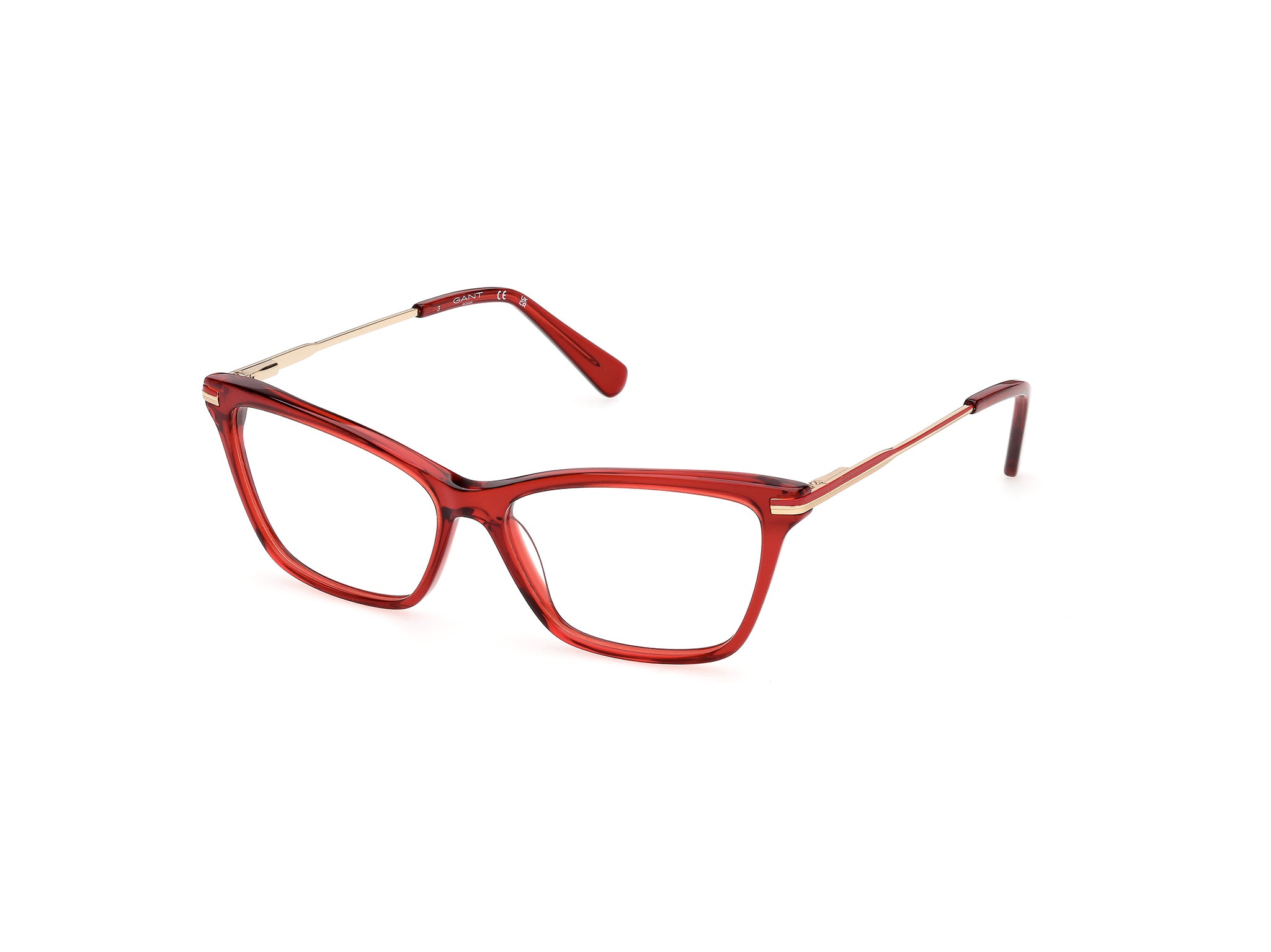 Gant GA50093-54069 Womens Cat Optical Frame - Shiny Bordeaux