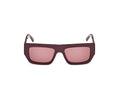 Gant GA00013-5469S Womens Geometric Sunglasses - Shiny Dark Ruthenium