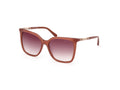 Gant GA8093-5548F Womens Sunglasses - Shiny Dark Brown / Gradient Brown