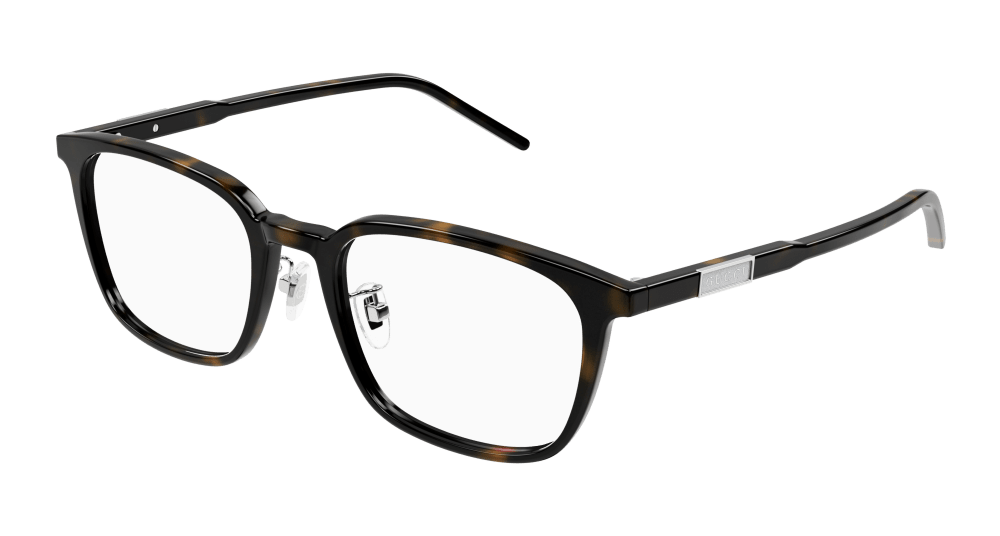 Multi-brand GG1465OA-003 Mens RECTANGULAR / SQUARED Optical Frame - Havana
