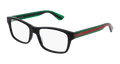 Multi-brand GG0006O-006 Mens RECTANGULAR / SQUARED Optical Frame - Black