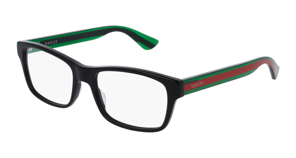 Multi-brand GG0006O-006 Mens RECTANGULAR / SQUARED Optical Frame - Black