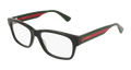 Gucci GG0343O-007 Mens RECTANGULAR / SQUARED Optical Frame - Black