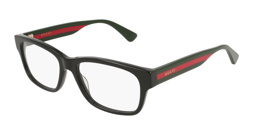 Gucci GG0343O-007 Mens RECTANGULAR / SQUARED Optical Frame - Black
