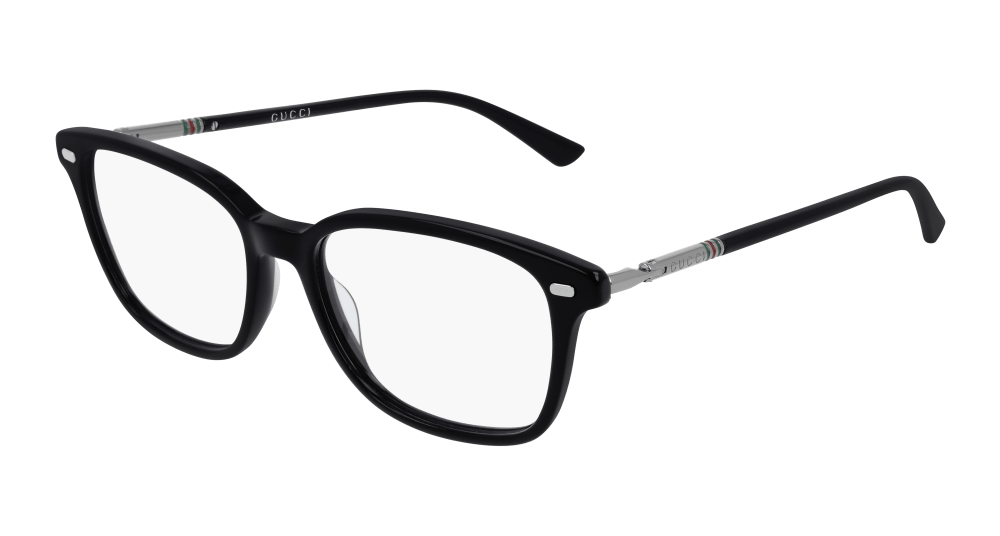 Multi-brand GG0520O-001 Mens RECTANGULAR / SQUARED Optical Frame - Black