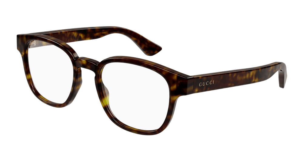 Gucci GG1343O-002 Mens ROUND/OVAL/PANTHOS Optical Frame - Havana