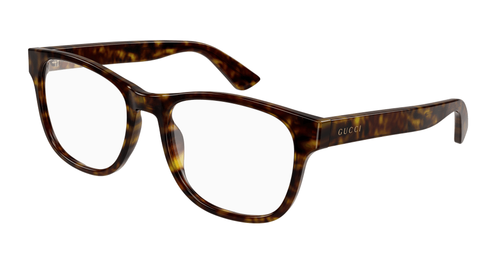 Multi-brand GG1344O-006 Mens RECTANGULAR / SQUARED Optical Frame - Havana