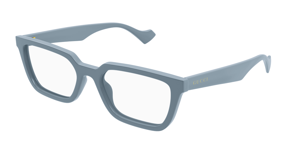 Multi-brand GG1539O-003 Mens RECTANGULAR / SQUARED Optical Frame - Light-blue