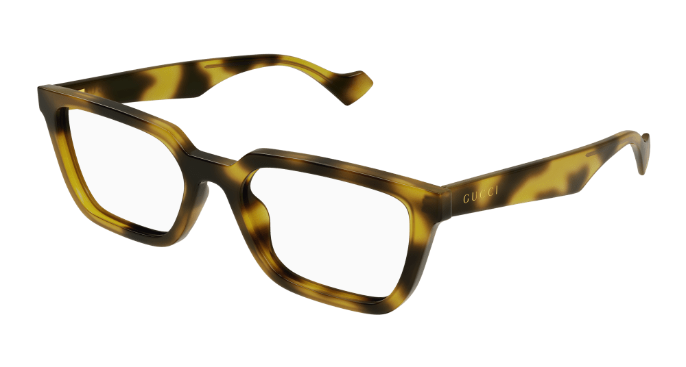 Multi-brand GG1539O-004 Mens RECTANGULAR / SQUARED Optical Frame - Yellow