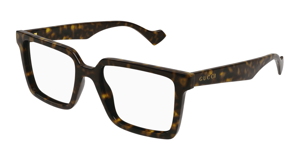Gucci GG1540O-006 Mens RECTANGULAR / SQUARED Optical Frame - Havana