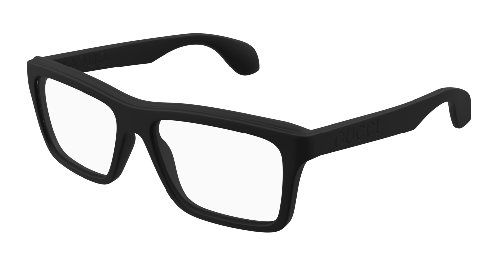 Gucci GG1573O-001 Mens RECTANGULAR / SQUARED Optical Frame - Black