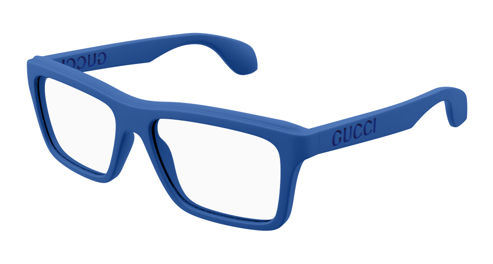 Multi-brand GG1573O-004 Mens RECTANGULAR / SQUARED Optical Frame - Blue
