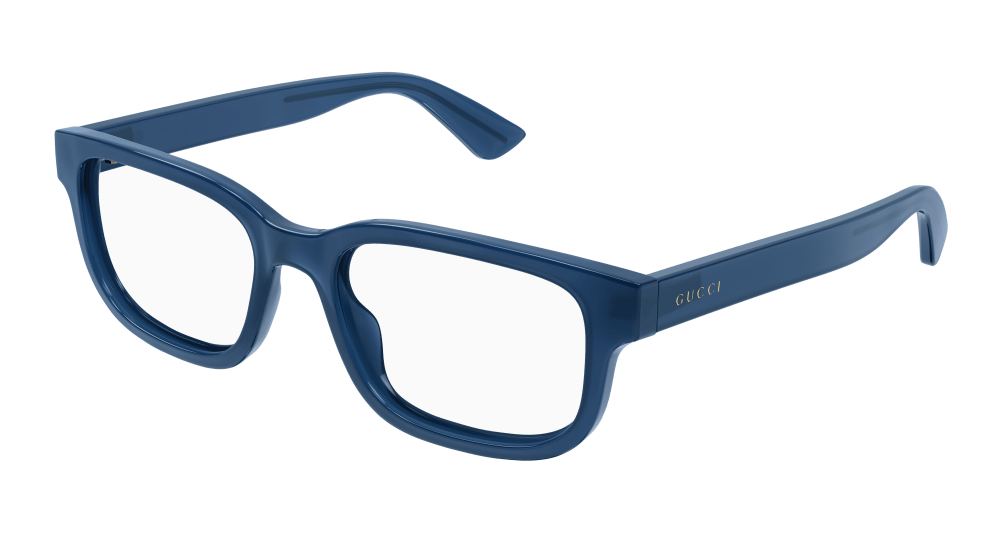 Gucci GG1584O-007 Mens ROUND/OVAL/PANTHOS Optical Frame - Blue