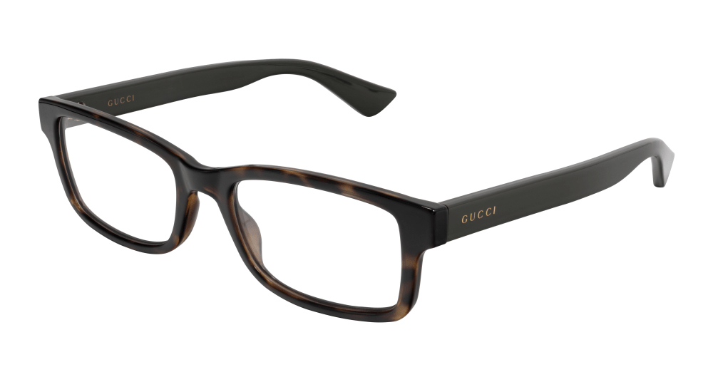 Gucci GG1717O-004 Mens RECTANGULAR / SQUARED Optical Frame - Havana