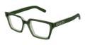 Multi-brand GG1725O-004 Mens RECTANGULAR / SQUARED Optical Frame - Green