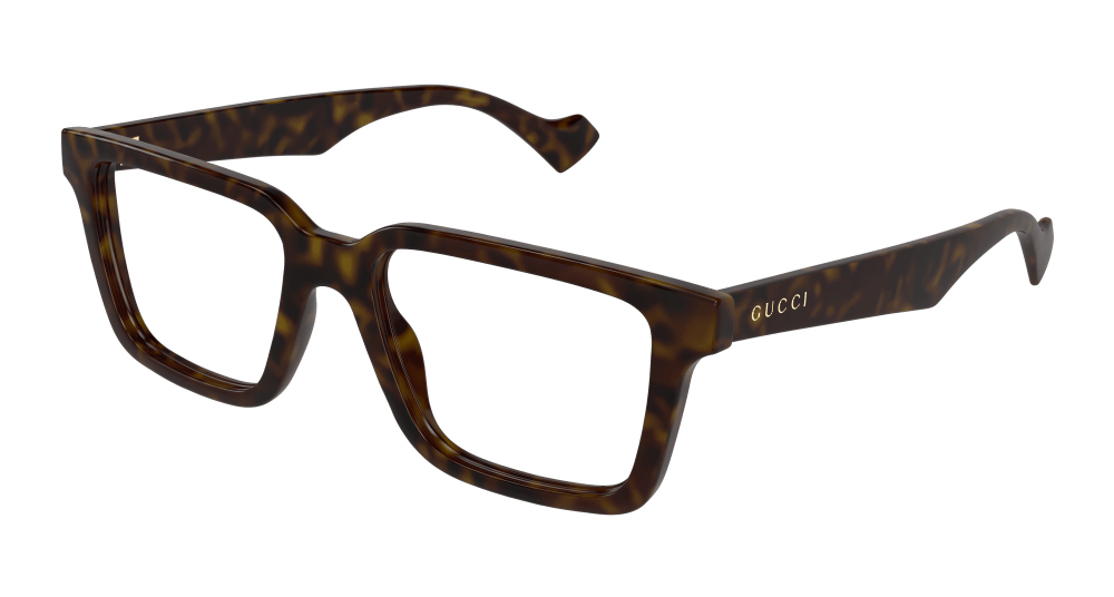 Gucci GG1729O-006 Mens RECTANGULAR / SQUARED Optical Frame - Havana