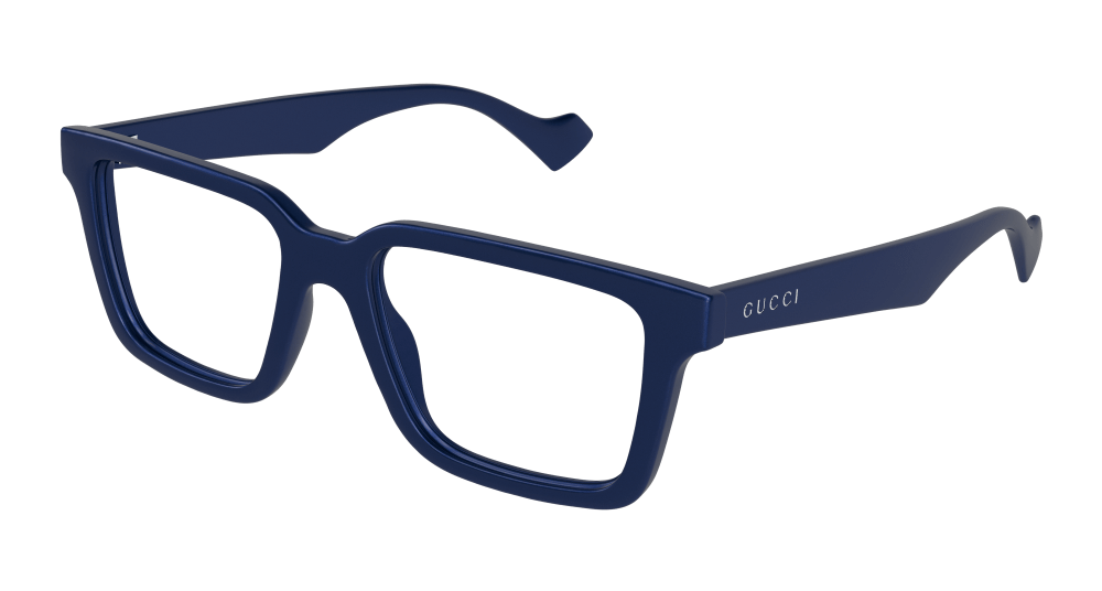Multi-brand GG1729O-007 Mens RECTANGULAR / SQUARED Optical Frame - Blue