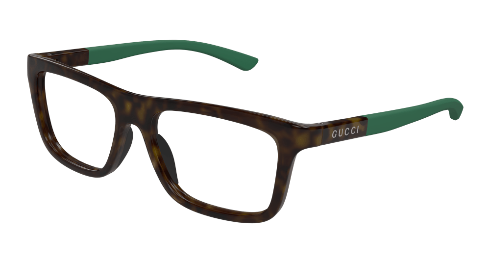 Gucci GG1737O-004 Mens RECTANGULAR / SQUARED Optical Frame - Havana