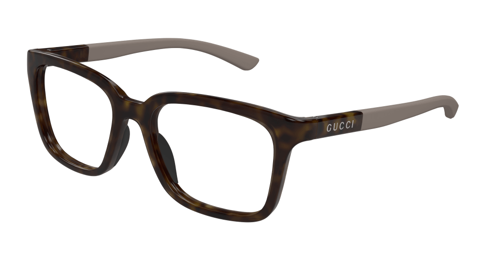 Gucci GG1738O-002 Mens RECTANGULAR / SQUARED Optical Frame - Havana