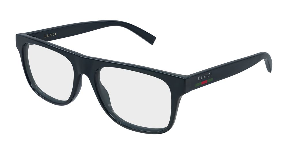 Gucci GG1117ON-005 Mens RECTANGULAR / SQUARED Optical Frame - Blue