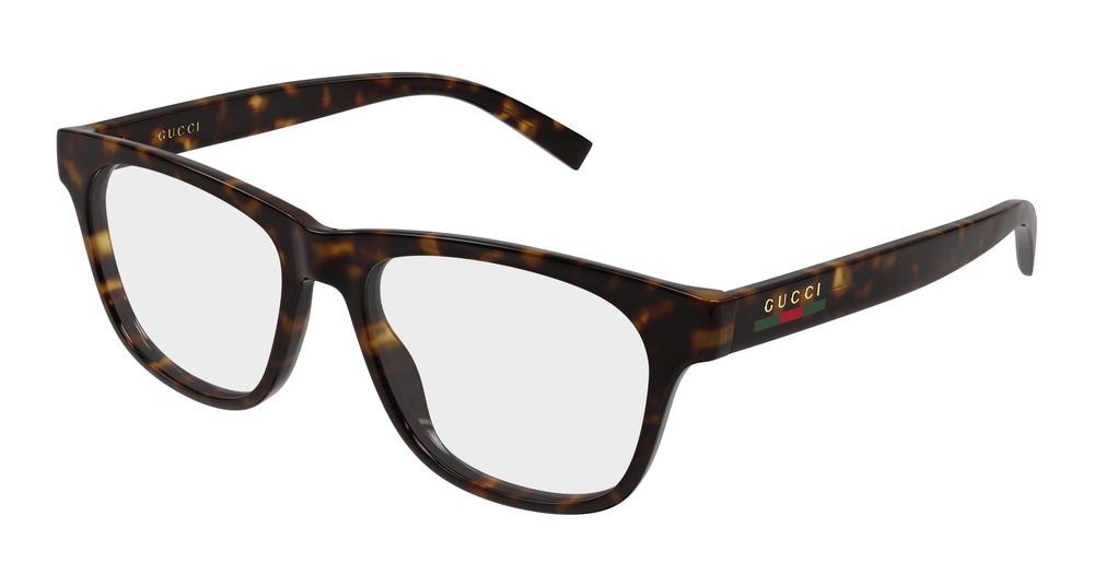 Gucci GG2108O-002 Mens RECTANGULAR / SQUARED Optical Frame - Havana