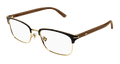Gucci GG1448O-002 Mens RECTANGULAR / SQUARED Optical Frame - Gold