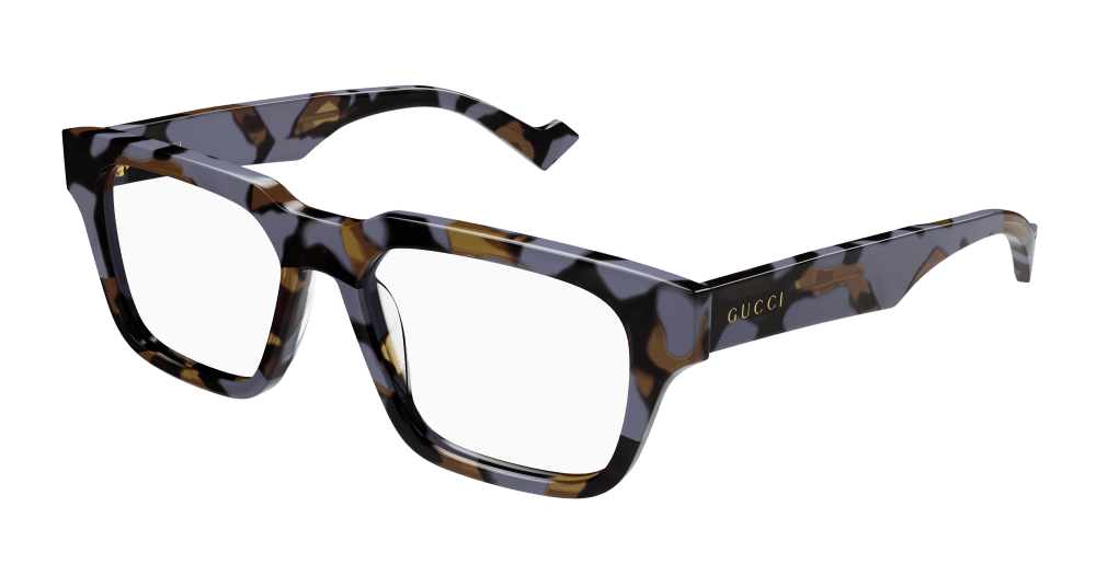 Multi-brand GG0963O-006 Mens RECTANGULAR / SQUARED Optical Frame - Havana