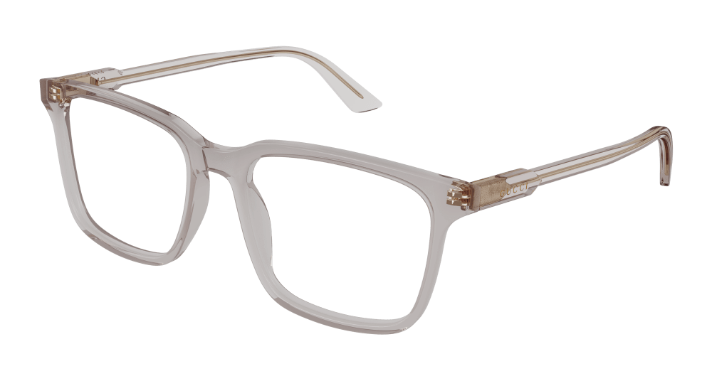 Gucci GG1120O-007 Mens RECTANGULAR / SQUARED Optical Frame - Grey