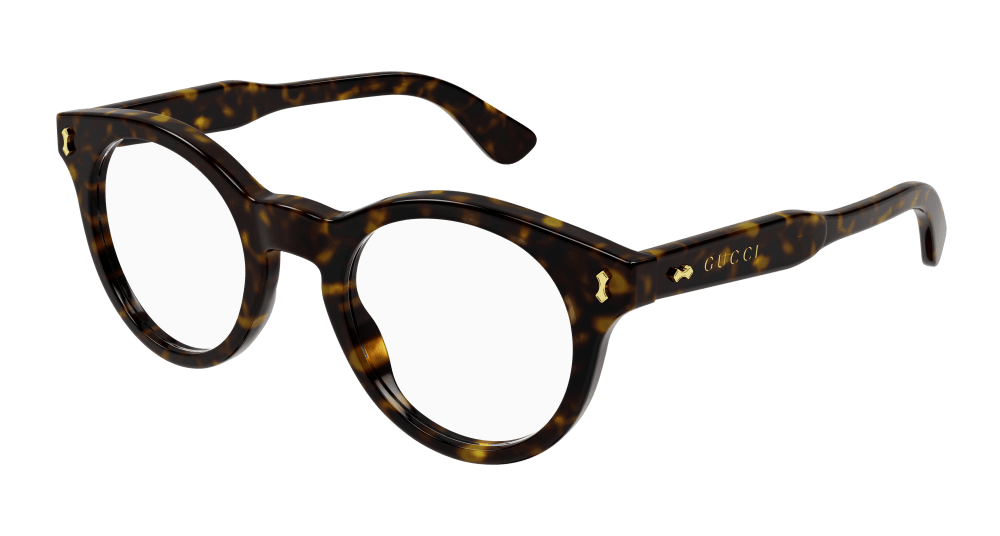 Multi-brand GG1266O-004 Mens ROUND/OVAL/PANTHOS Optical Frame - Havana