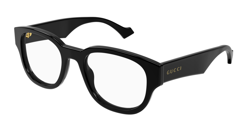 Multi-brand GG1429O-001 Mens ROUND/OVAL/PANTHOS Optical Frame - Black