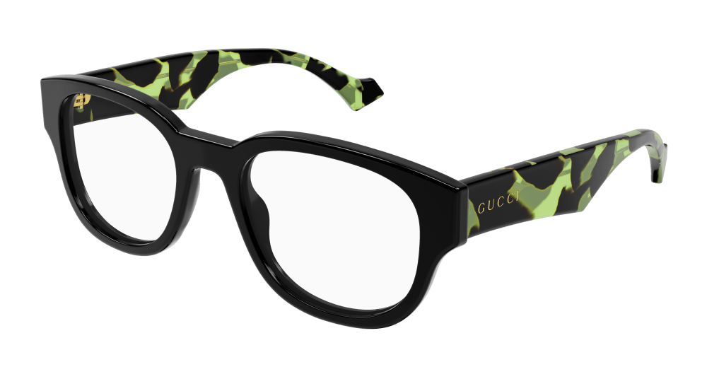 Multi-brand GG1429O-003 Mens ROUND/OVAL/PANTHOS Optical Frame - Black