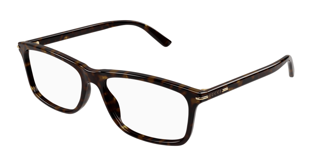 Multi-brand GG1447O-002 Mens RECTANGULAR / SQUARED Optical Frame - Havana