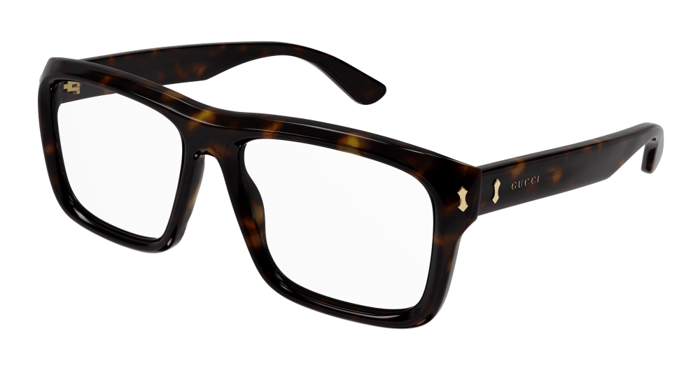 Multi-brand GG1462O-002 Mens RECTANGULAR / SQUARED Optical Frame - Havana
