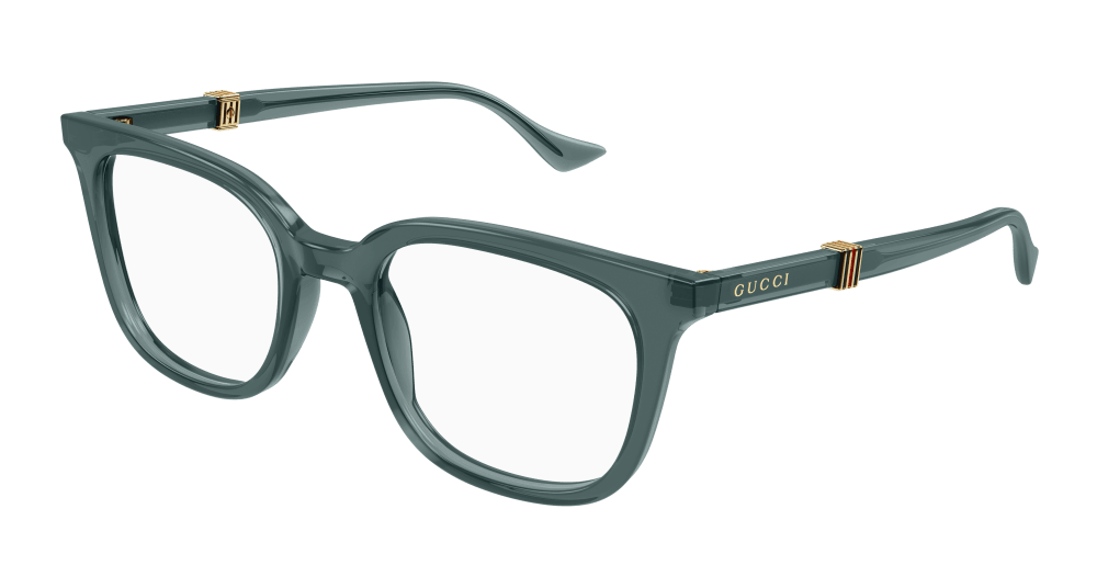 Multi-brand GG1497O-003 Mens RECTANGULAR / SQUARED Optical Frame - Green