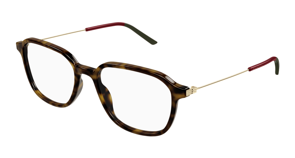 Multi-brand GG1576O-002 Mens RECTANGULAR / SQUARED Optical Frame - Havana