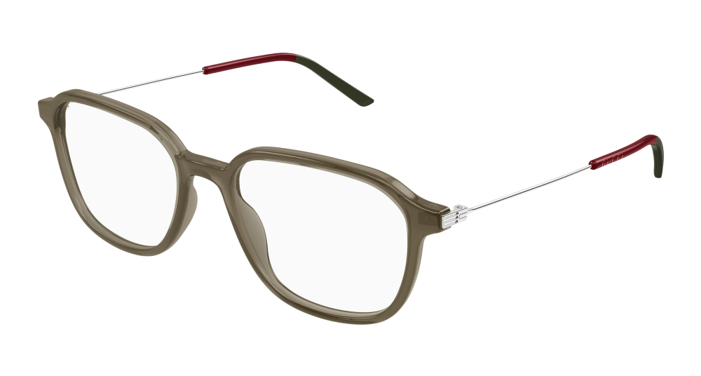 Gucci GG1576O-004 Mens RECTANGULAR / SQUARED Optical Frame - Green