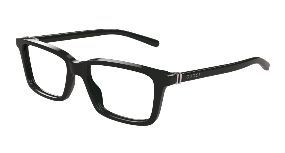 Gucci GG1672O-004 Mens RECTANGULAR / SQUARED Optical Frame - Green
