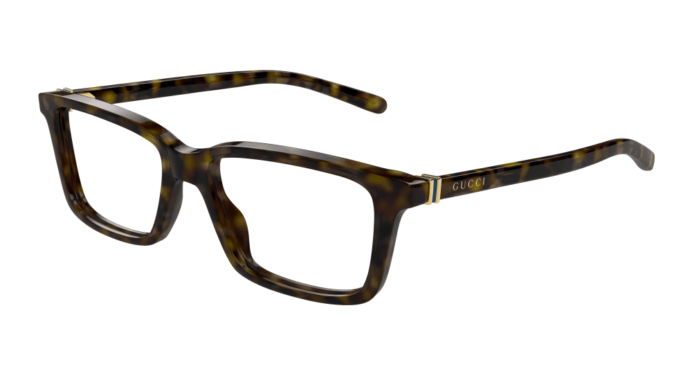 Gucci GG1672O-006 Mens RECTANGULAR / SQUARED Optical Frame - Havana