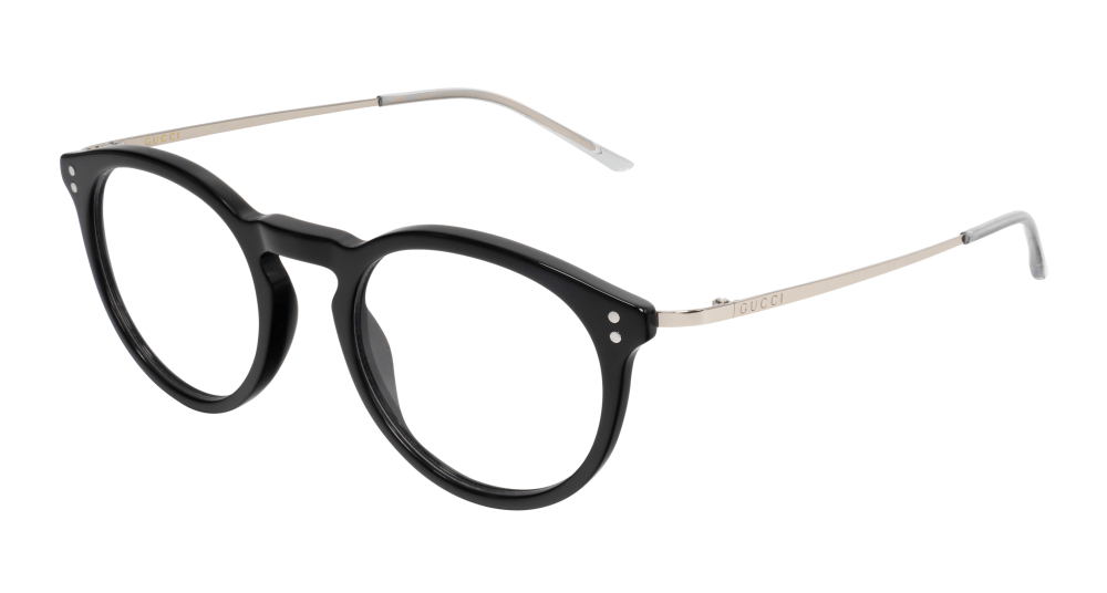 Multi-brand GG1710O-001 Mens ROUND/OVAL/PANTHOS Optical Frame - Black