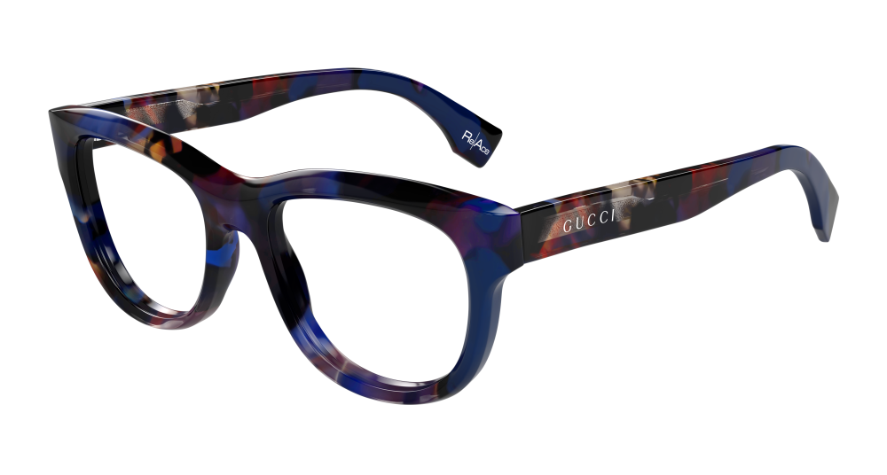 Multi-brand GG1751O-001 Mens RECTANGULAR / SQUARED Optical Frame - Havana