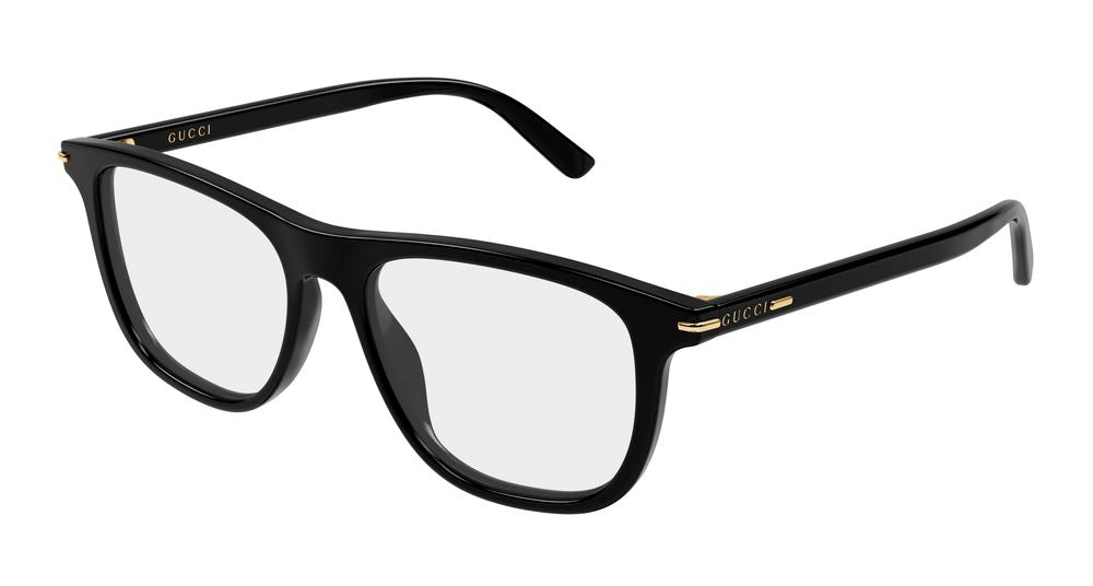 Gucci GG2130O-005 Mens RECTANGULAR / SQUARED Optical Frame - Black