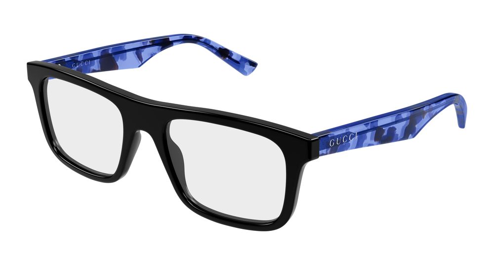 Gucci GG2184O-007 Mens RECTANGULAR / SQUARED Optical Frame - Black