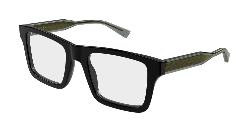 Gucci GG2070O-001 Mens RECTANGULAR / SQUARED Optical Frame - Black