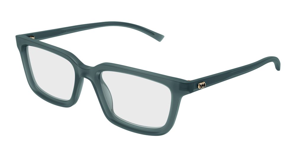Gucci GG1947O-008 Mens RECTANGULAR / SQUARED Optical Frame - Blue