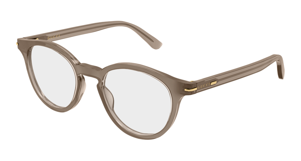 Gucci GG1727O-005 Mens ROUND/OVAL/PANTHOS Optical Frame - Brown