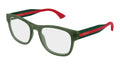 Gucci GG0004ONN-004 Mens RECTANGULAR / SQUARED Optical Frame - Green