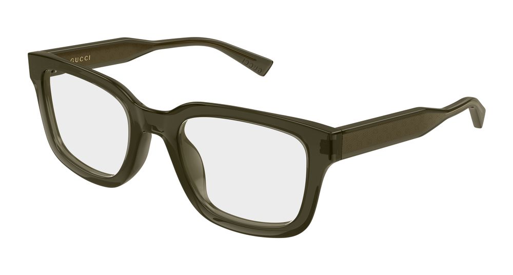 Gucci GG2071OL-003 Mens RECTANGULAR / SQUARED Optical Frame - Green