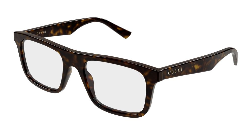 Gucci GG2184O-006 Mens RECTANGULAR / SQUARED Optical Frame - Havana