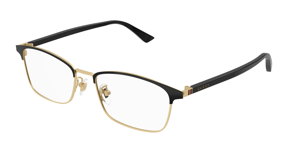 Multi-brand GG1475OJ-001 Mens RECTANGULAR / SQUARED Optical Frame - Gold