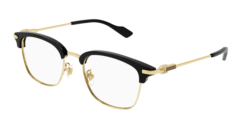 Gucci GG1606OK-002 Mens ROUND/OVAL/PANTHOS Optical Frame - Gold